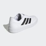 ⁦adidas Unisex Courtblock Shoes - White- حذاء اديداس كورت بلوك للجنسين لون أبيض⁩ - الصورة ⁦7⁩