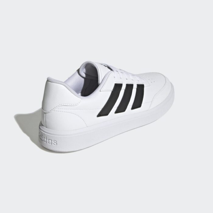 ⁦adidas Unisex Courtblock Shoes - White- حذاء اديداس كورت بلوك للجنسين لون أبيض⁩ - الصورة ⁦7⁩