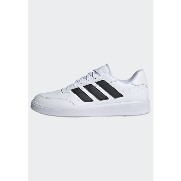 ⁦adidas Unisex Courtblock Shoes - White- حذاء اديداس كورت بلوك للجنسين لون أبيض⁩ - الصورة ⁦12⁩