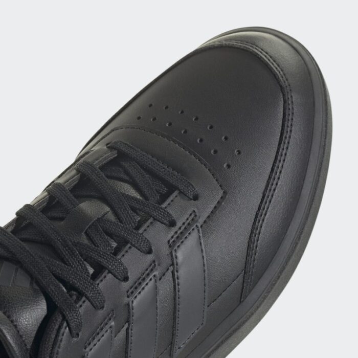 ⁦adidas Unisex Courtblock Shoes - Black- حذاء اديداس كورت بلوك للجنسين لون أسود⁩ - الصورة ⁦8⁩