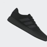 ⁦adidas Unisex Courtblock Shoes - Black- حذاء اديداس كورت بلوك للجنسين لون أسود⁩ - الصورة ⁦17⁩