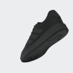 ⁦adidas Unisex Courtblock Shoes - Black- حذاء اديداس كورت بلوك للجنسين لون أسود⁩ - الصورة ⁦20⁩