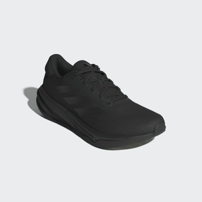 ⁦adidas Mens' Supernova Stride Shoes -Black- حذاء اديداس سوبر نوفا سترايد للرجال لون أسود ونعل أسود⁩ - الصورة ⁦4⁩