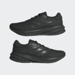 ⁦adidas Mens' Supernova Stride Shoes -Black- حذاء اديداس سوبر نوفا سترايد للرجال لون أسود ونعل أسود⁩ - الصورة ⁦8⁩