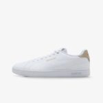⁦حذاء ريبوك كورت كلين للجنسين لون أبيض وبيج ونعل أبيض - Reebok Unisex' Court Clean Shoes⁩ - الصورة ⁦5⁩