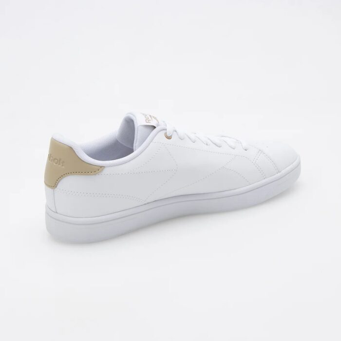 ⁦حذاء ريبوك كورت كلين للجنسين لون أبيض وبيج ونعل أبيض - Reebok Unisex' Court Clean Shoes⁩ - الصورة ⁦7⁩