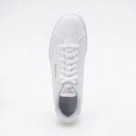 ⁦حذاء ريبوك كورت كلين للجنسين لون أبيض وبيج ونعل أبيض - Reebok Unisex' Court Clean Shoes⁩ - الصورة ⁦8⁩