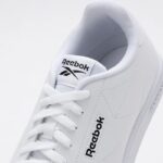 ⁦حذاء ريبوك كورت كلين للجنسين لون أبيض ونعل أبيض - Reebok Unisex' Court Clean Shoes⁩ - الصورة ⁦12⁩