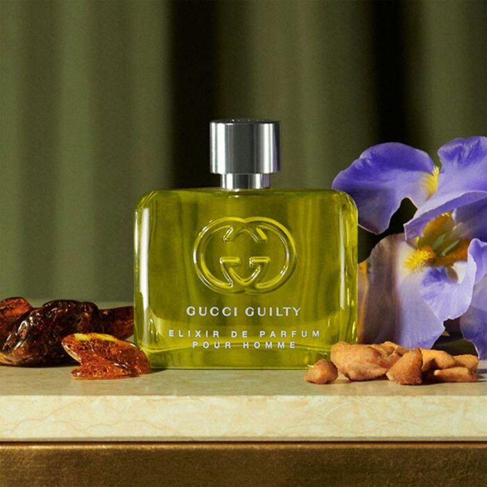 ⁦Guilty Pour Homme Elixir De Parfum for Men by Gucci 60ml -عطر جيلتي إليكسر من جوتشي للرجال 60 مل⁩ - الصورة ⁦3⁩