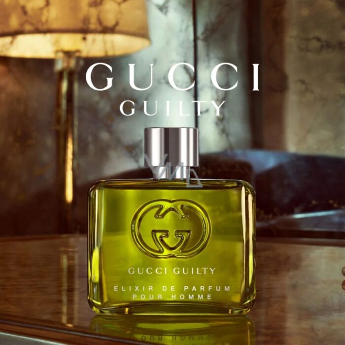 ⁦Guilty Pour Homme Elixir De Parfum for Men by Gucci 60ml -عطر جيلتي إليكسر من جوتشي للرجال 60 مل⁩ - الصورة ⁦4⁩