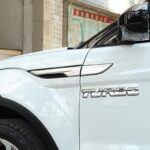 ⁦ملصق سيارات سبورت TURBO لون فضي⁩ - الصورة ⁦2⁩