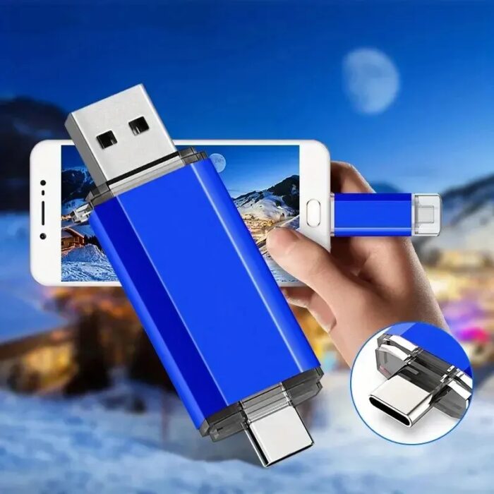 ⁦فلاشه تايب سي وusb 128gb⁩ - الصورة ⁦3⁩
