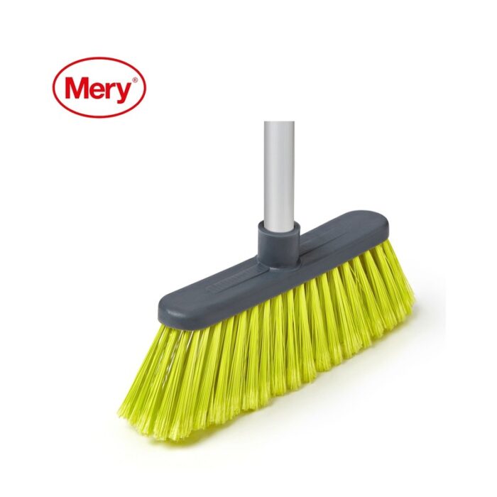⁦مكنسة صفراء بيسك مع عصا - ميري - Mery Basic Universal Broom⁩ - الصورة ⁦1⁩