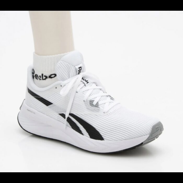 ⁦حذاء ريبوك اينيرجن تك بلس للجنسين لون أبيض وأسود ونعل أبيض- Reebok Unisex' Energen Tech Plus Shoes⁩ - الصورة ⁦15⁩