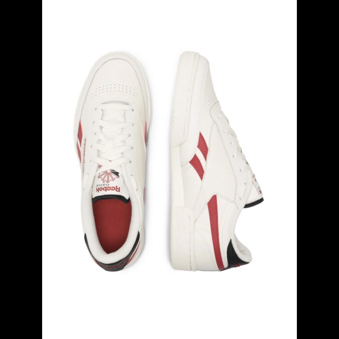 حذاء ريبوك كلوب سي ريفينج للرجال لون طحيني وأحمر ونعل طحيني - Reebok Men"s Club C Revenge Shoes - Image 7