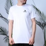 ⁦بلوزة نص كم للرجال لون أبيض⁩ - الصورة ⁦2⁩