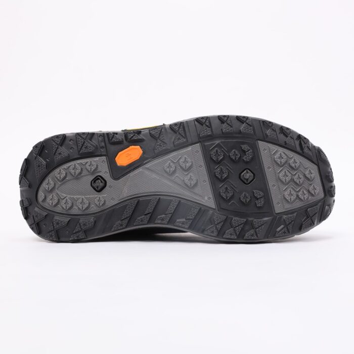 ⁦حذاء اي كان سبورت بأربطة للرجال لون أسود ونعل رمادي وأسود⁩ - الصورة ⁦2⁩