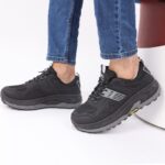 ⁦حذاء اي كان سبورت بأربطة للرجال لون أسود ونعل رمادي وأسود⁩ - الصورة ⁦11⁩