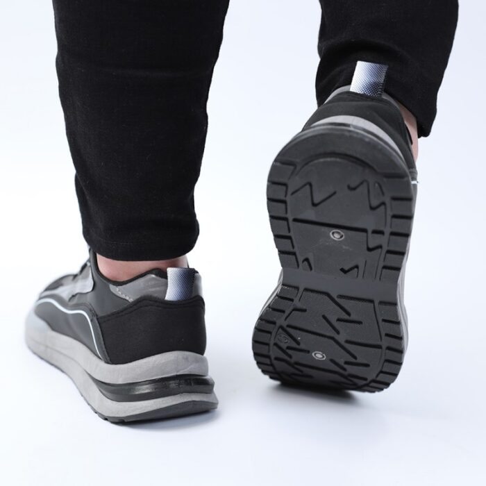 ⁦حذاء كاجوال شبابي للرجال لون أسود⁩ - الصورة ⁦7⁩