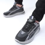 ⁦حذاء كاجوال شبابي للرجال لون أسود⁩ - الصورة ⁦11⁩