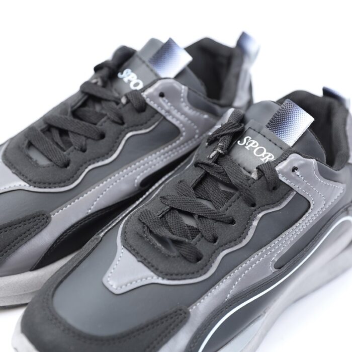 ⁦حذاء كاجوال شبابي للرجال لون أسود⁩ - الصورة ⁦18⁩