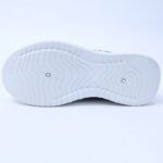 ⁦حذاء فاشن كاجوال جلد ونسيج للرجال لون أزرق ونعل أبيض⁩ - الصورة ⁦17⁩