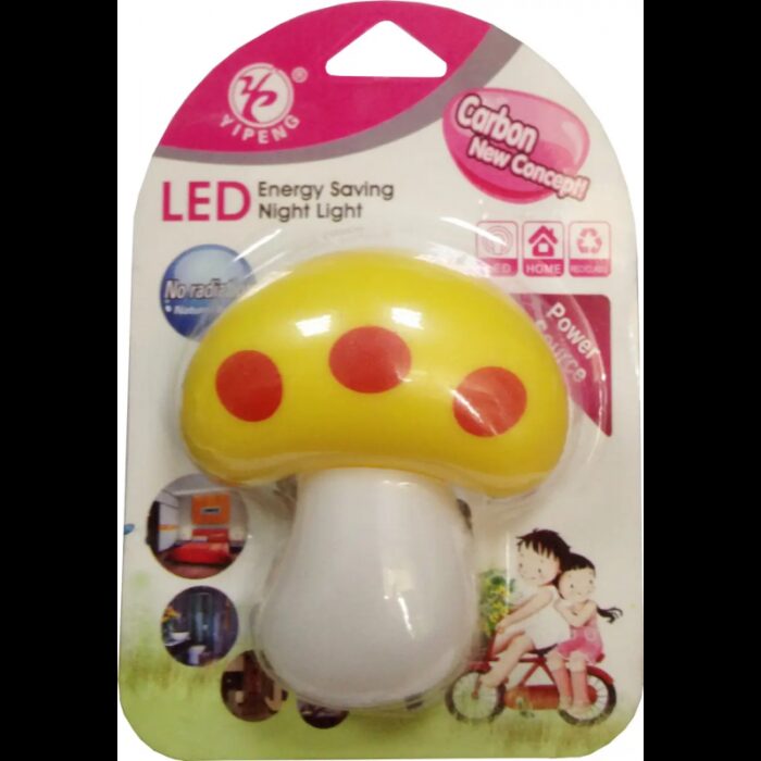 10332194_67db9e62a591b إضاءة ليد ليلية على شكل فطر لون أصفر - الصورة 1