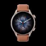 ساعة ذكية جي تي آر 3 برو من أمازفت للرجال لون بني - Amazfit GTR 3 Pro Smart Watch GPS A2040 46mm Brown Leather