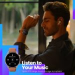 ⁦ساعة ذكية جي تي آر 3 برو من أمازفت للرجال لون بني - Amazfit GTR 3 Pro Smart Watch GPS A2040 46mm Brown Leather⁩ - الصورة ⁦6⁩