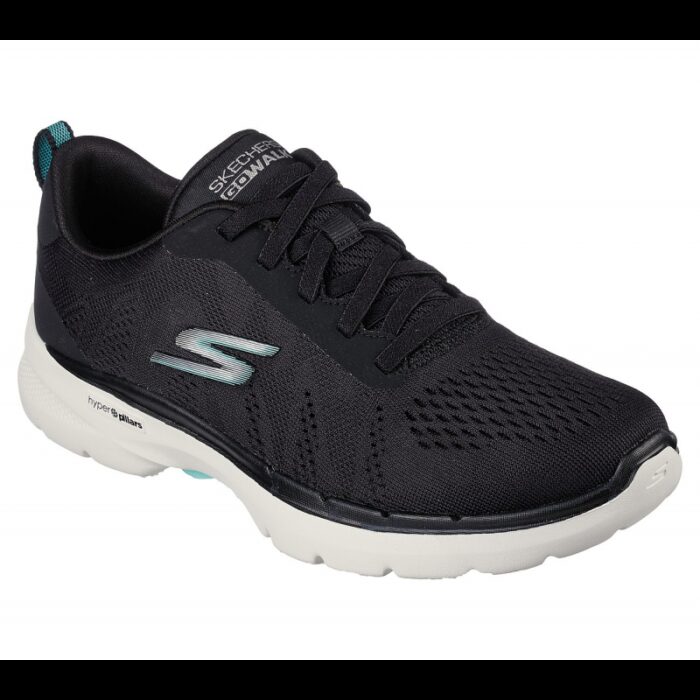 10332261_67db9e8255bec حذاء سكيتشرز جو ووك 6 ويند للنساء لون أسود وأبيض - Skechers Women's GOwalk 6 Sky Wind Shoes - الصورة 1