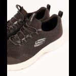 ⁦حذاء سكيتشرز ديناميت 2.0- ريال سموث للنساء لون أسود ونعل أبيض- Skechers Women's Dynamight 2.0 - Real Smooth Shoes⁩ - الصورة ⁦8⁩