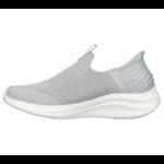 ⁦حذاء سكيتشرز سليب انس: ألترا فليكس 3.0 كوزي للنساء لون رمادي ونعل أبيض- Skechers Women's Slip-ins: Ultra Flex 3.0 - Cozy Streak Shoes⁩ - الصورة ⁦5⁩