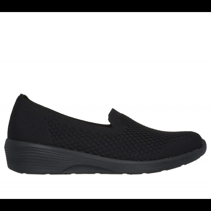 ⁦حذاء سكيتشرز آريا- كليير سكيز للنساء لون أسود ونعل أسود- Skechers Women's Arya - Clear Skies Shoes⁩ - الصورة ⁦2⁩