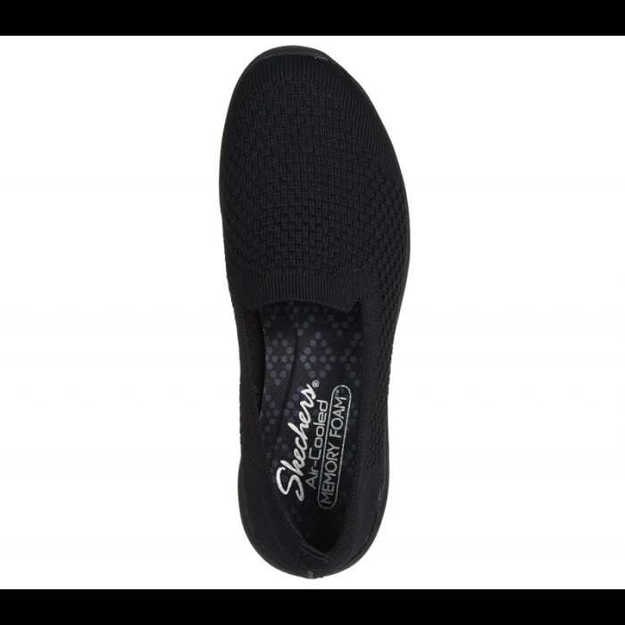 ⁦حذاء سكيتشرز آريا- كليير سكيز للنساء لون أسود ونعل أسود- Skechers Women's Arya - Clear Skies Shoes⁩ - الصورة ⁦3⁩