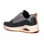 ⁦حذاء سكيتشرز أونو - لاايوفر للرجال لون رمادي وكحلي ونعل أبيض- Skechers Men's Uno - Layover Shoes⁩ - الصورة ⁦5⁩