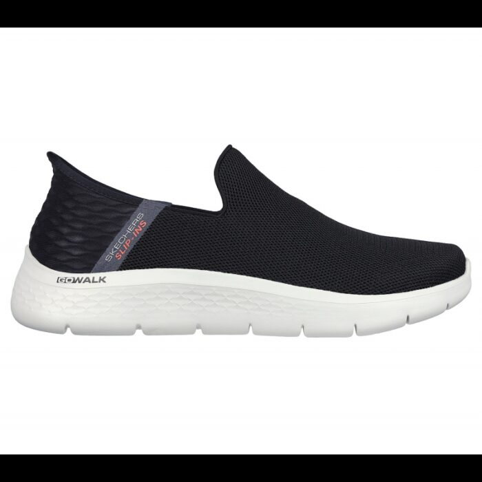 ⁦حذاء سكيتشرز سليب انس جو ووك فليكس نو هناد للرجال لون أسود وأبيض- Skechers Men's Slip-ins GOwalk Flex No Hands Shoes⁩ - الصورة ⁦2⁩