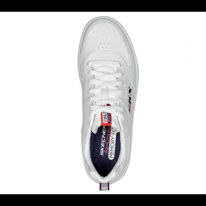 ⁦Skechers Men's Sport Court 92 Shoes - حذاء سكيتشرز سبورت كورت 92 للرجال لون أبيض⁩ - الصورة ⁦3⁩