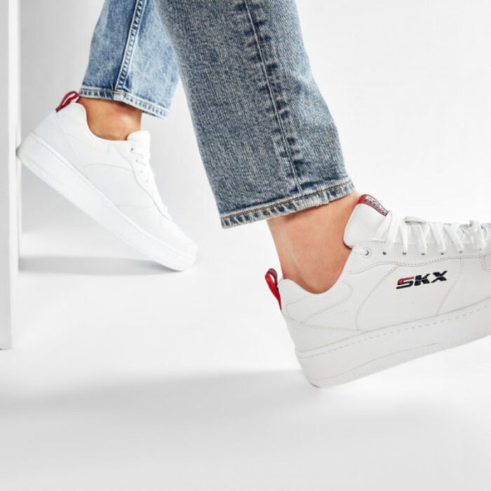 ⁦Skechers Men's Sport Court 92 Shoes - حذاء سكيتشرز سبورت كورت 92 للرجال لون أبيض⁩ - الصورة ⁦6⁩