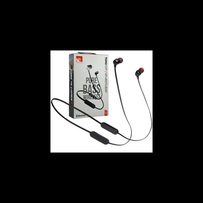⁦سماعات اذن لاسلكية من جي بي ال لون أسود - JBL Tune 125BT Wireless in-ear headphones⁩ - الصورة ⁦8⁩