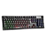 ⁦لوحة مفاتيح (كيبورد) سلكي للألعاب من مارفو لون أسود-Marvo K616 RGB Wired Gaming Keyboard⁩ - الصورة ⁦2⁩