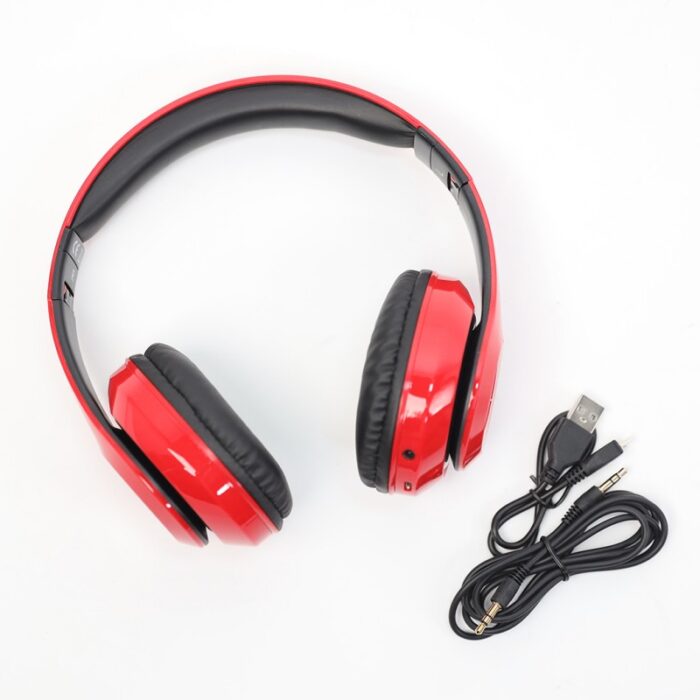 10332379_67db9ef2c0a9e سماعة رأس لاسلكية من 9 برو لون أحمر - Jingle Bass BT By 9PRO Red - الصورة 1