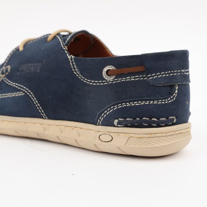 ⁦حذاء كاجوال شامواه للرجال لون كحلي⁩ - الصورة ⁦4⁩