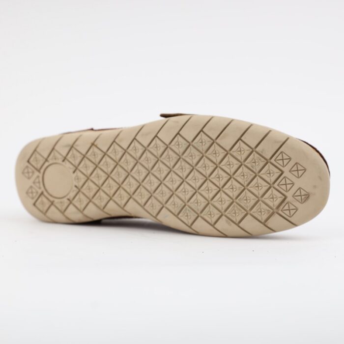 ⁦حذاء كاجوال شامواه للرجال لون بني غامق⁩ - الصورة ⁦6⁩