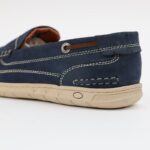 ⁦حذاء كاجوال شامواه للرجال لون كحلي⁩ - الصورة ⁦3⁩