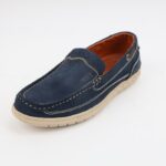 ⁦حذاء كاجوال شامواه للرجال لون كحلي⁩ - الصورة ⁦4⁩