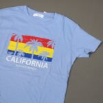 ⁦بجامة صيفية للأطفال لون أزرق وكحلي بتصميم نخلات⁩ - الصورة ⁦5⁩