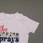 ⁦بجامة صيفية للأطفال لون بنفسجي فاتح وكحلي بتصميم this mama⁩ - الصورة ⁦5⁩