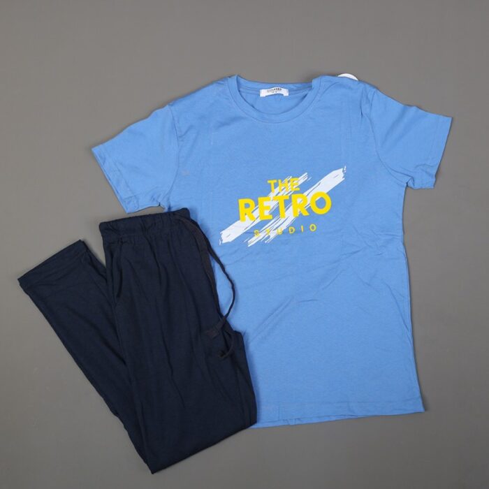 10332498_67db9f8cba84e بجامة صيفية للأطفال لون أزرق فاتح وكحلي - الصورة 1