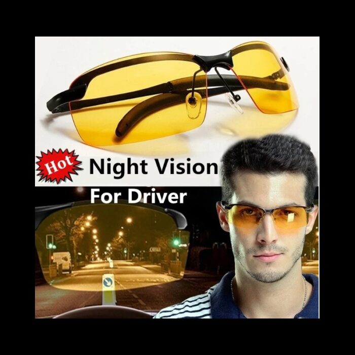 ⁦نظارة للسياقة الليلية حساسة للضوء أصلية للرجال⁩ - الصورة ⁦2⁩