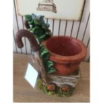 ⁦قوار العربة مع زهور مضيئة بالطاقة الشمسية⁩ - الصورة ⁦8⁩